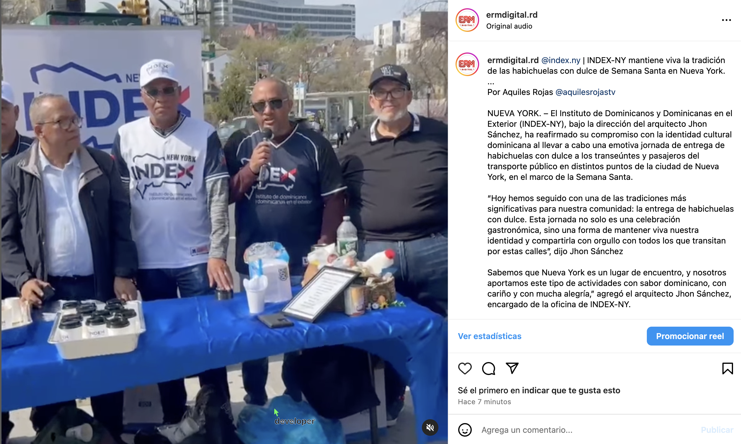 INDEX-NY mantiene viva la tradición de las habichuelas con dulce de Semana Santa en Nueva York.